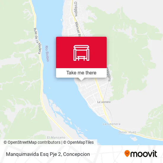 Mapa de Manquimavida Esq Pje 2