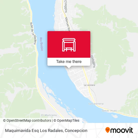Mapa de Maquimavida Esq Los Radales