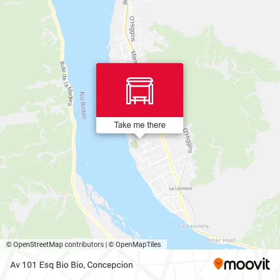 Mapa de Av 101 Esq Bio Bio