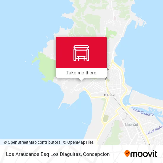 Mapa de Los Araucanos Esq Los Diaguitas