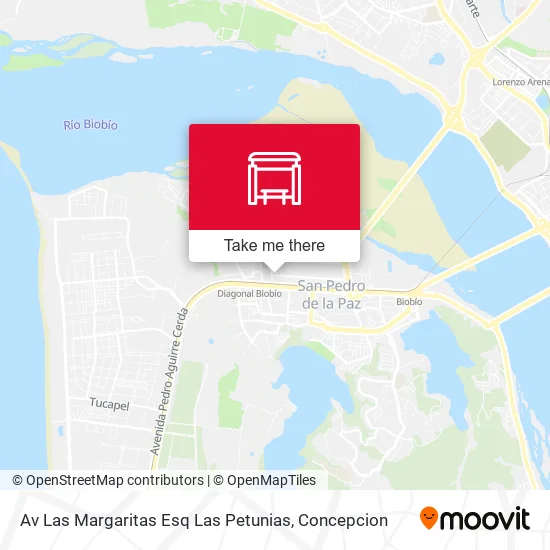 Mapa de Av Las Margaritas Esq Las Petunias