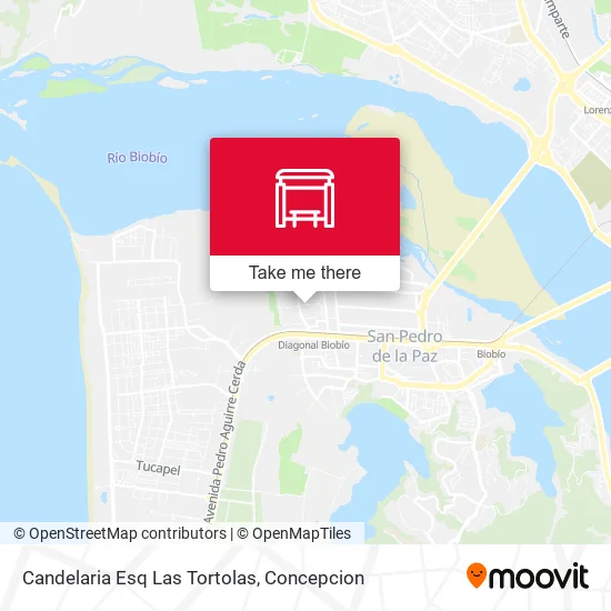 Mapa de Candelaria Esq Las Tortolas
