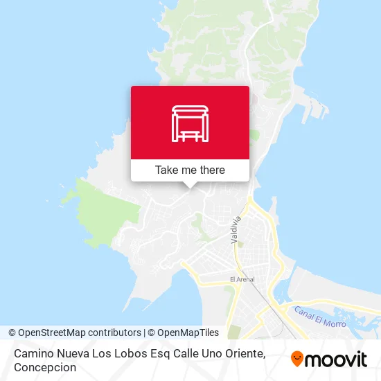 Mapa de Camino Nueva Los Lobos Esq Calle Uno  Oriente