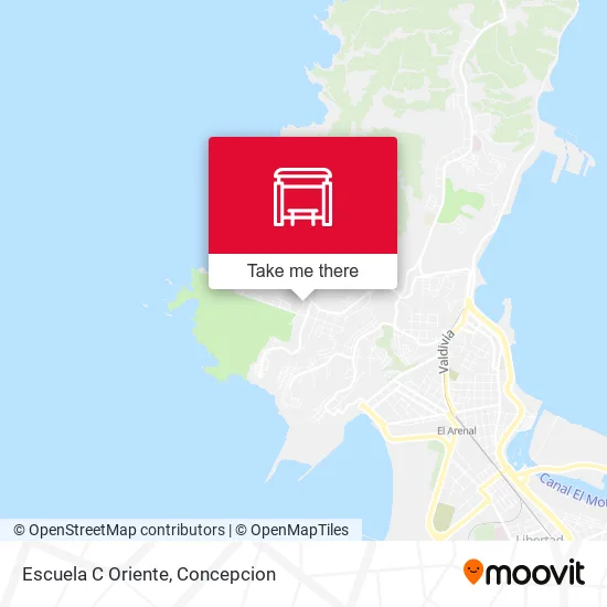 Mapa de Escuela C  Oriente