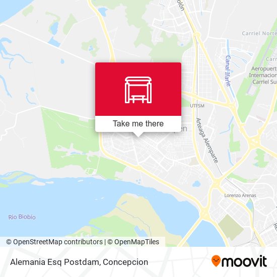 Alemania Esq Postdam map