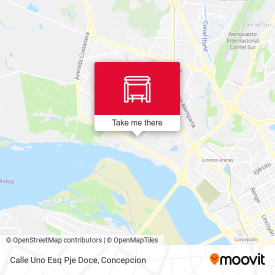 Mapa de Calle Uno Esq Pje Doce