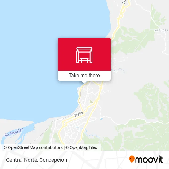 Mapa de Central  Norte