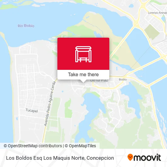 Mapa de Los Boldos Esq Los Maquis  Norte