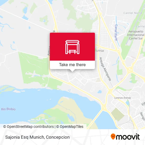 Mapa de Sajonia Esq Munich