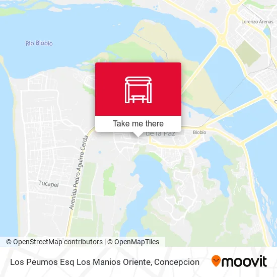 Mapa de Los Peumos Esq Los Manios  Oriente