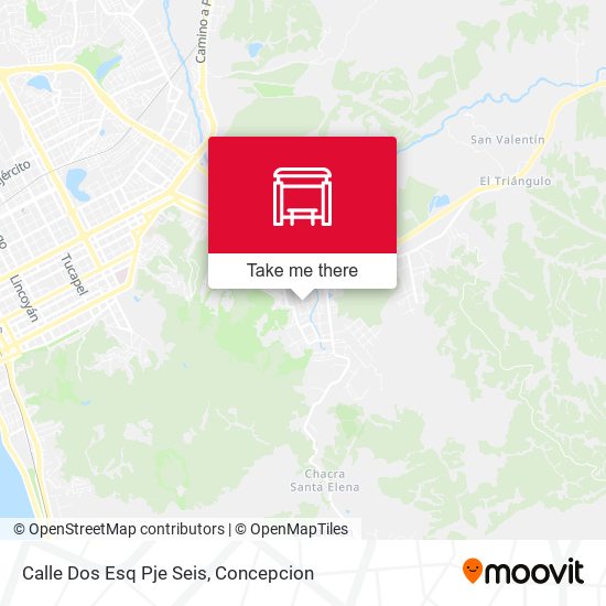 Calle Dos Esq Pje Seis map