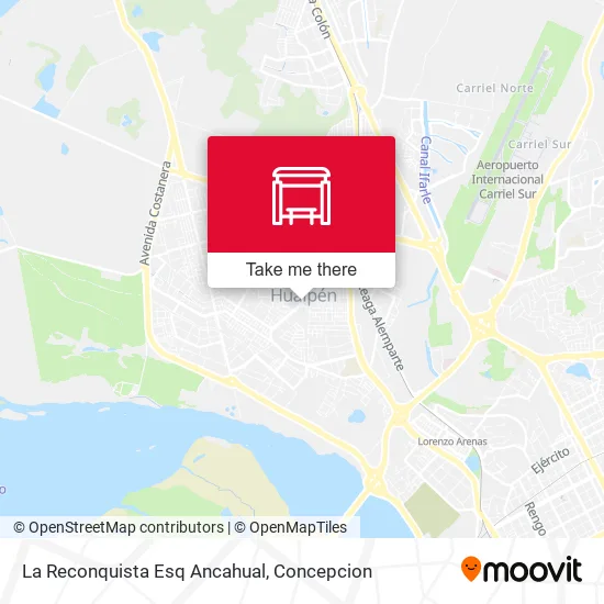 Mapa de La Reconquista Esq Ancahual