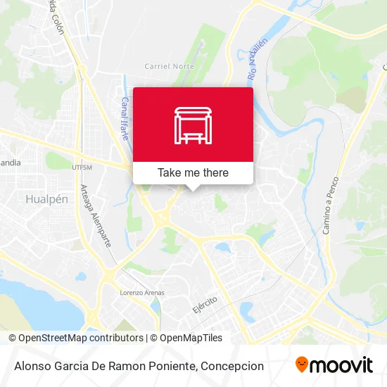 Mapa de Alonso Garcia De Ramon  Poniente