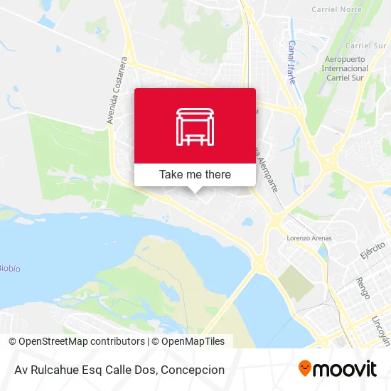 Mapa de Av Rulcahue Esq Calle Dos