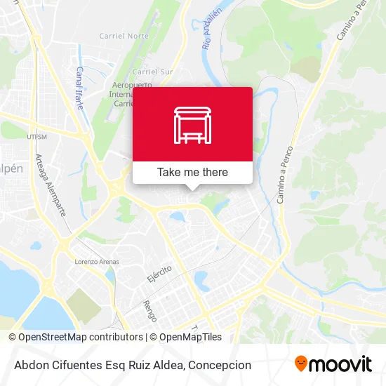 Mapa de Abdon Cifuentes Esq Ruiz Aldea