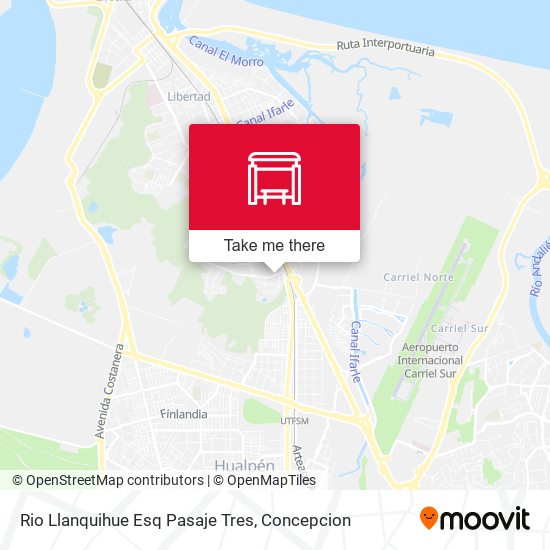 Mapa de Rio Llanquihue Esq Pasaje Tres