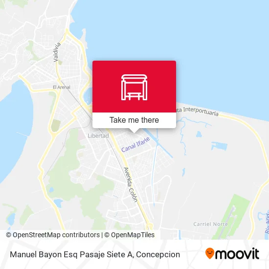 Mapa de Manuel Bayon Esq Pasaje Siete A