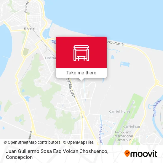 Mapa de Juan Guillermo Sosa Esq Volcan Choshuenco