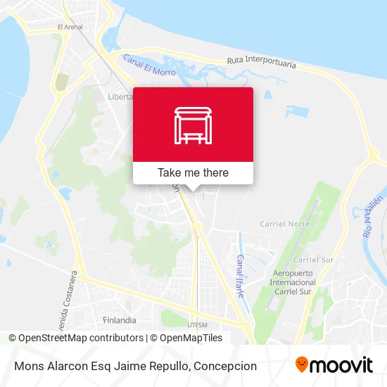 Mapa de Mons Alarcon Esq Jaime Repullo