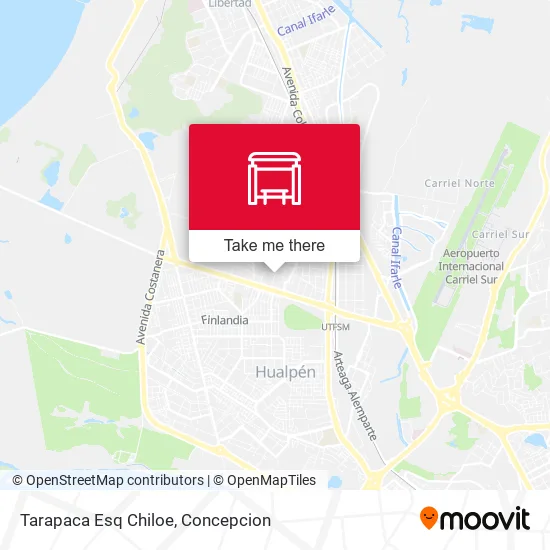 Mapa de Tarapaca Esq Chiloe