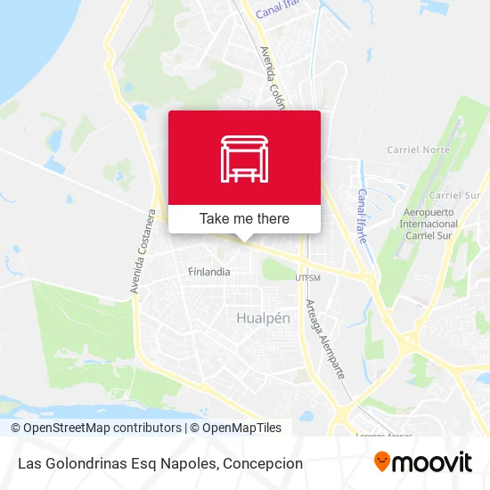 Mapa de Las Golondrinas Esq Napoles