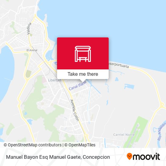 Manuel Bayon Esq Manuel Gaete map