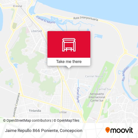Jaime Repullo 866  Poniente map