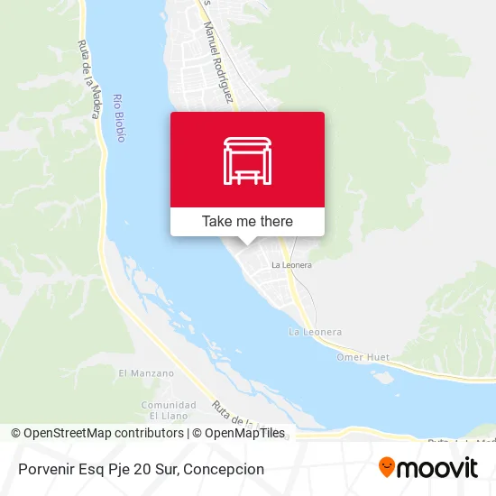 Mapa de Porvenir Esq Pje 20  Sur