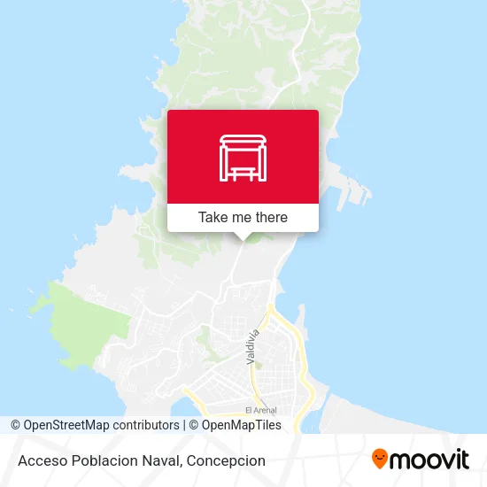 Mapa de Acceso Poblacion Naval