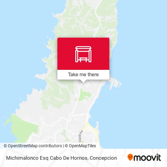 Mapa de Michimalonco Esq Cabo De Hornos