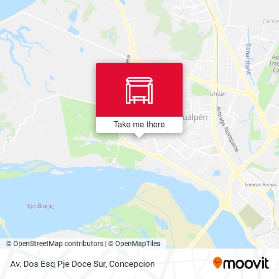 Av. Dos Esq Pje Doce  Sur map