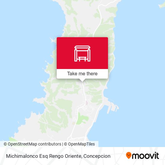 Michimalonco Esq Rengo  Oriente map