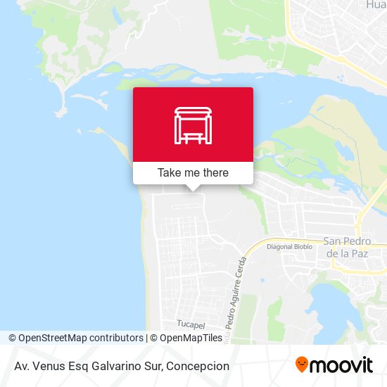 Mapa de Av. Venus Esq Galvarino  Sur