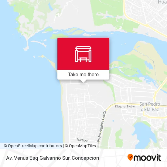 Mapa de Av. Venus Esq Galvarino  Sur