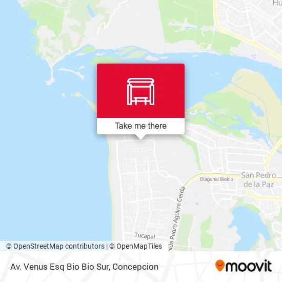 Mapa de Av. Venus Esq Bio Bio  Sur