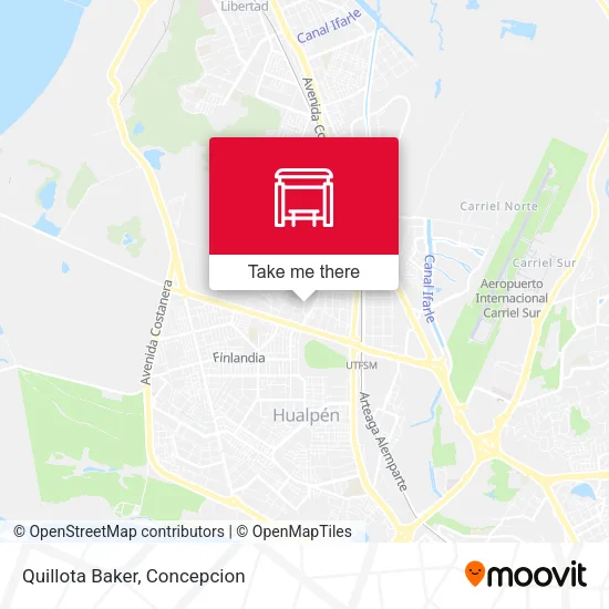Mapa de Quillota Baker