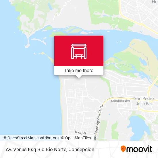 Mapa de Av. Venus Esq Bio Bio  Norte