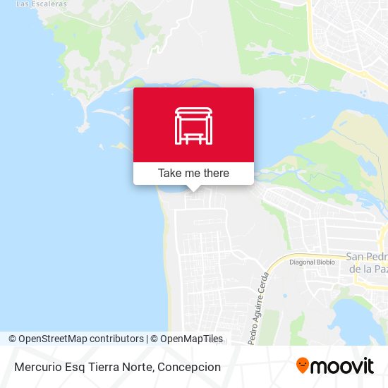 Mercurio Esq Tierra  Norte map