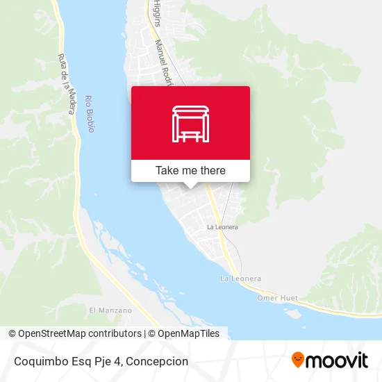 Mapa de Coquimbo Esq Pje 4