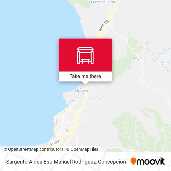 Mapa de Sargento Aldea Esq Manuel Rodriguez