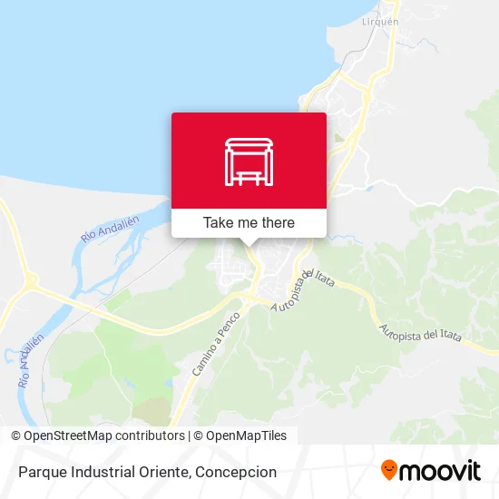 Mapa de Parque Industrial  Oriente