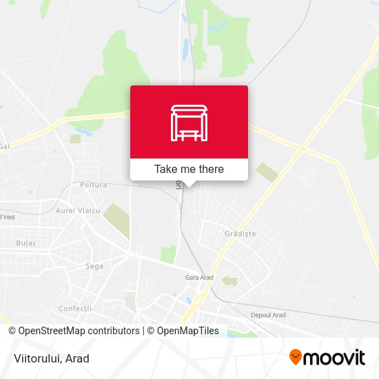 Viitorului map