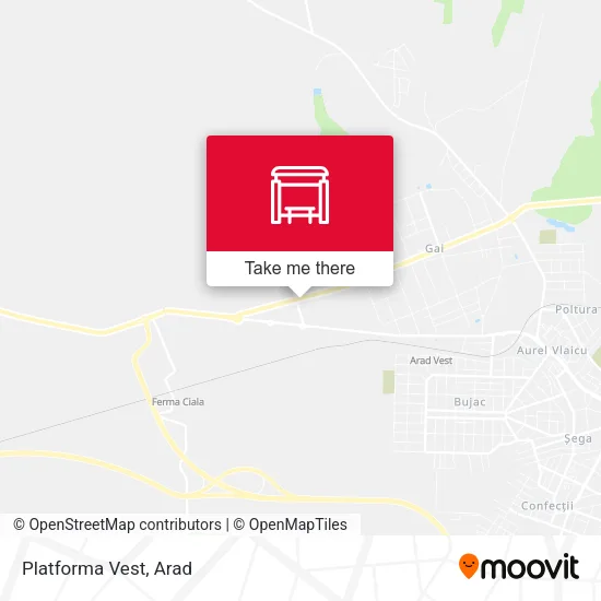 Platforma Vest map