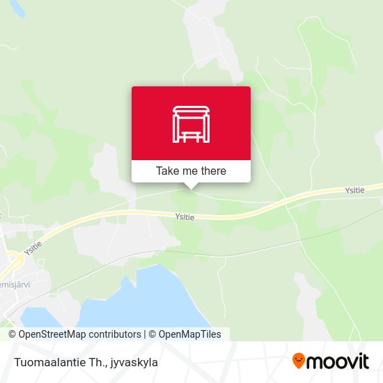 Tuomaalantie Th. map