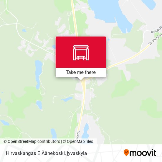 Hirvaskangas E Äänekoski map