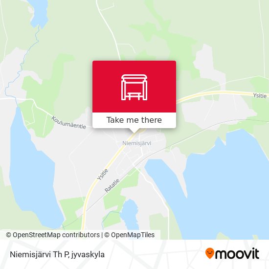 Niemisjärvi Th P map