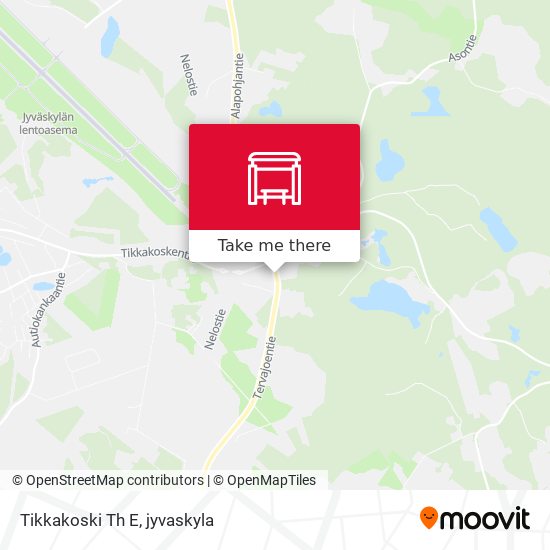 Tikkakoski Th E map