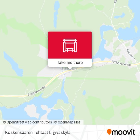 Koskensaaren Tehtaat L map