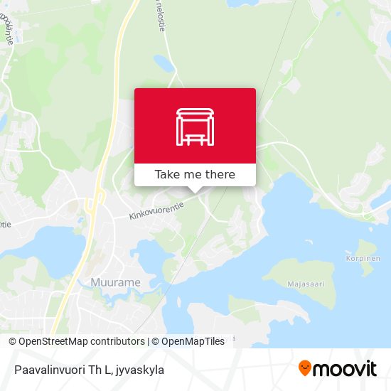 Paavalinvuori Th L map