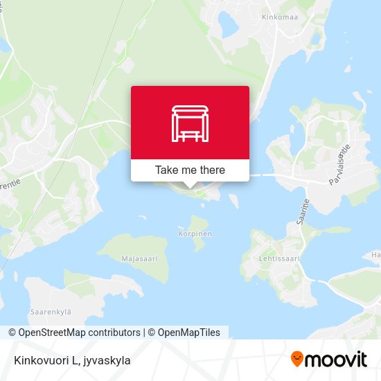 Kinkovuori  L map